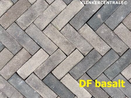 nieuwe gebakken klinkers dikformaat 20x6,5x8,8cm bruin antraciet, basalt 