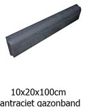 gazonband 10x20x100cm antraciet